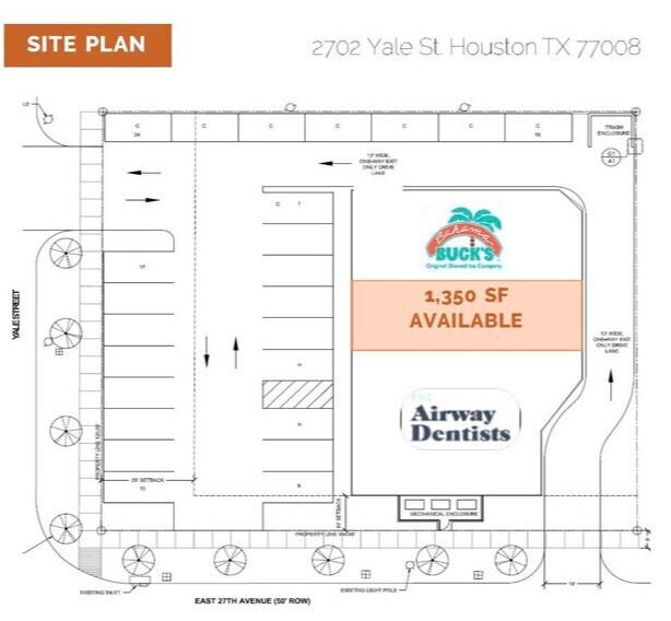 2702 Yale St, Houston, TX à louer - Plan de site – Image 2 sur 5