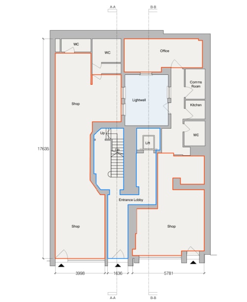 40-41 Pall Mall, Londres à louer Plan d’étage– Image 1 sur 1