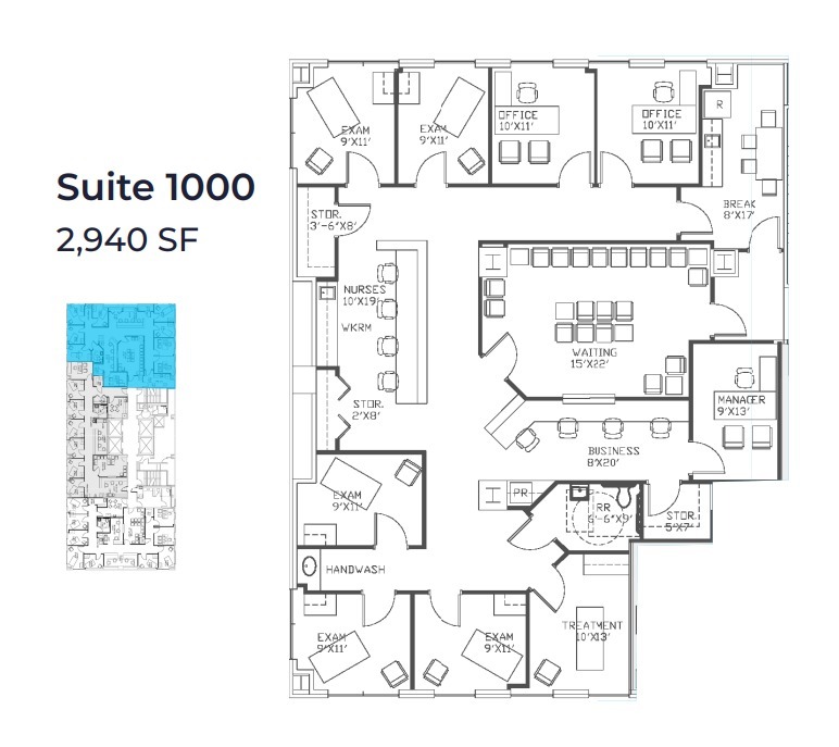 4126 Southwest Fwy, Houston, TX à louer Plan d’étage– Image 1 sur 1
