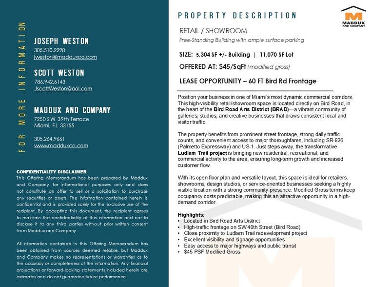 7252 Bird Rd, Miami, FL à louer - Photo de l’immeuble – Image 2 sur 8