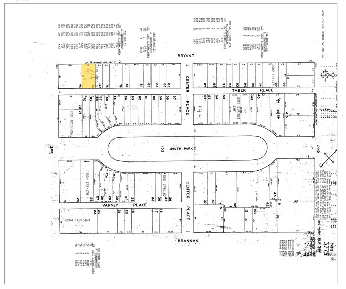 487 Bryant St, San Francisco, CA à louer - Plan cadastral – Image 2 sur 6