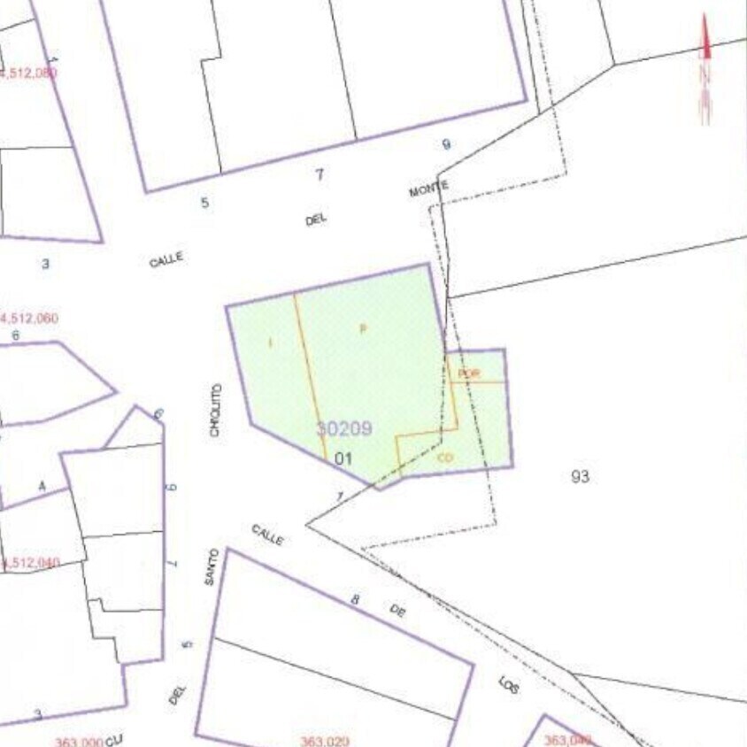 Terrain dans San Esteban de los Patos, Ávila à vendre Plan cadastral– Image 1 sur 2