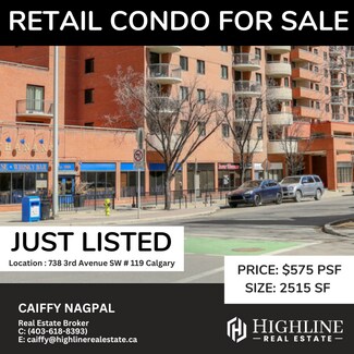 Plus de détails pour 738 3rd Ave SW, Calgary, AB - Logement à vendre