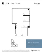 18301 Von Karman Ave, Irvine, CA à louer Plan d’étage– Image 1 sur 1