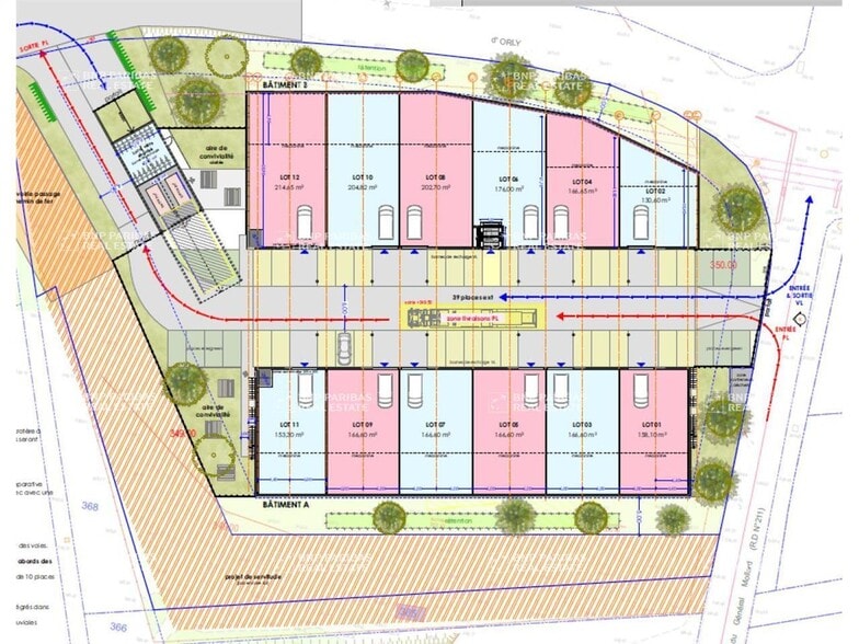 Local d'activités dans Entrelacs à vendre - Plan de site – Image 2 sur 7