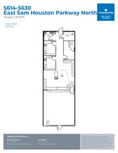5614-5650 E Sam Houston Pky N, Houston, TX à louer Plan d’étage– Image 1 sur 1