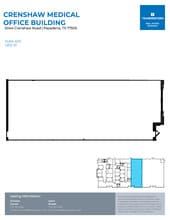 5040 Crenshaw Rd, Pasadena, TX à louer Plan d’étage– Image 1 sur 1
