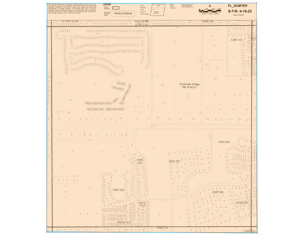 Pinellas – Outparcel, The Villages, FL à louer Plan cadastral– Image 1 sur 2