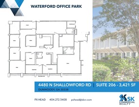 4480 N Shallowford Rd, Dunwoody, GA à louer Plan de site– Image 1 sur 1