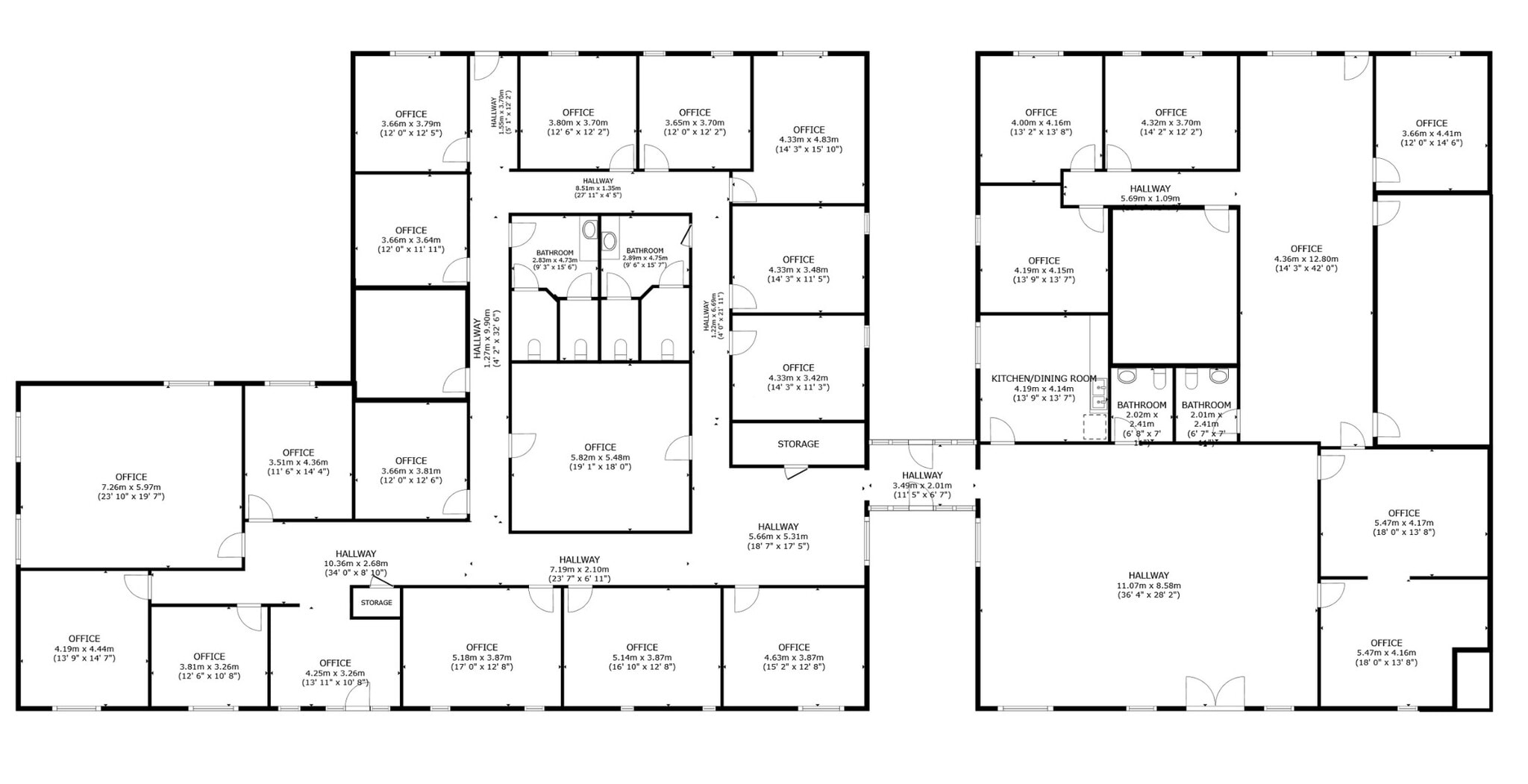 60 W Sunbridge Dr, Fayetteville, AR à louer Plan d’étage– Image 1 sur 1