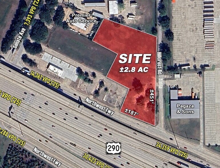 US 290 & Hillcrest Rd, Houston, TX à vendre - Photo de l’immeuble – Image 1 sur 2