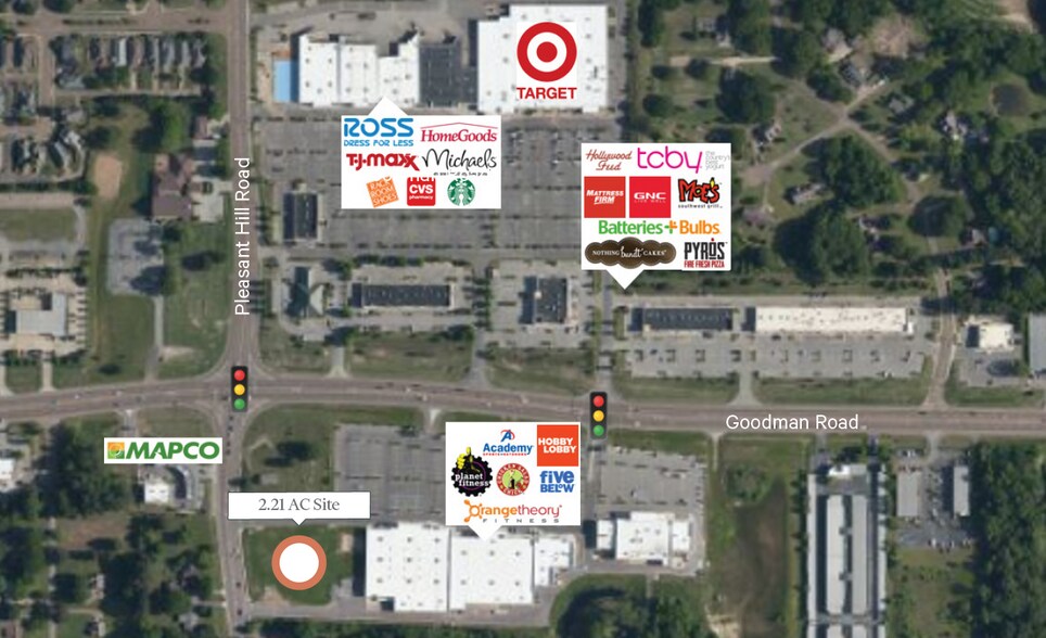 Goodman Road and Pleasant Hill Road, Olive Branch, MS à vendre - Photo principale – Image 1 sur 1