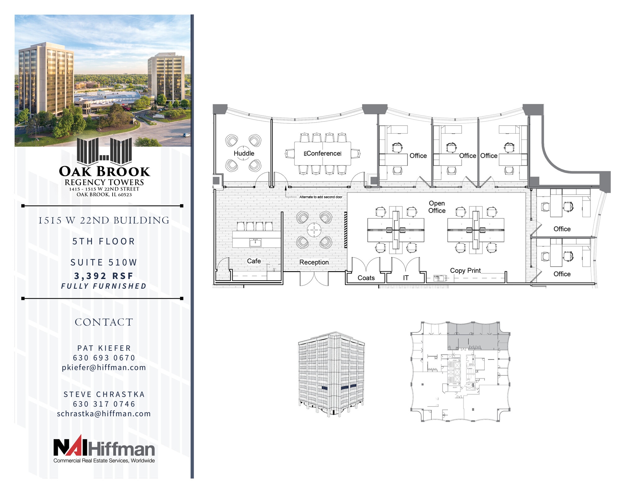 1415 W 22nd St, Oak Brook, IL à louer Plan d’étage– Image 1 sur 1
