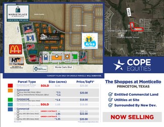 Plus de détails pour E.Monte Carlo & Longneck Rd, Princeton, TX - Terrain à vendre