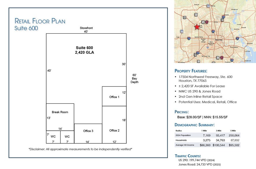 17504 Northwest Fwy, Jersey Village, TX à louer - Photo de l’immeuble – Image 3 sur 3