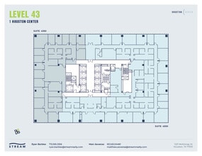 1221 McKinney St, Houston, TX à louer Plan d’étage– Image 1 sur 1