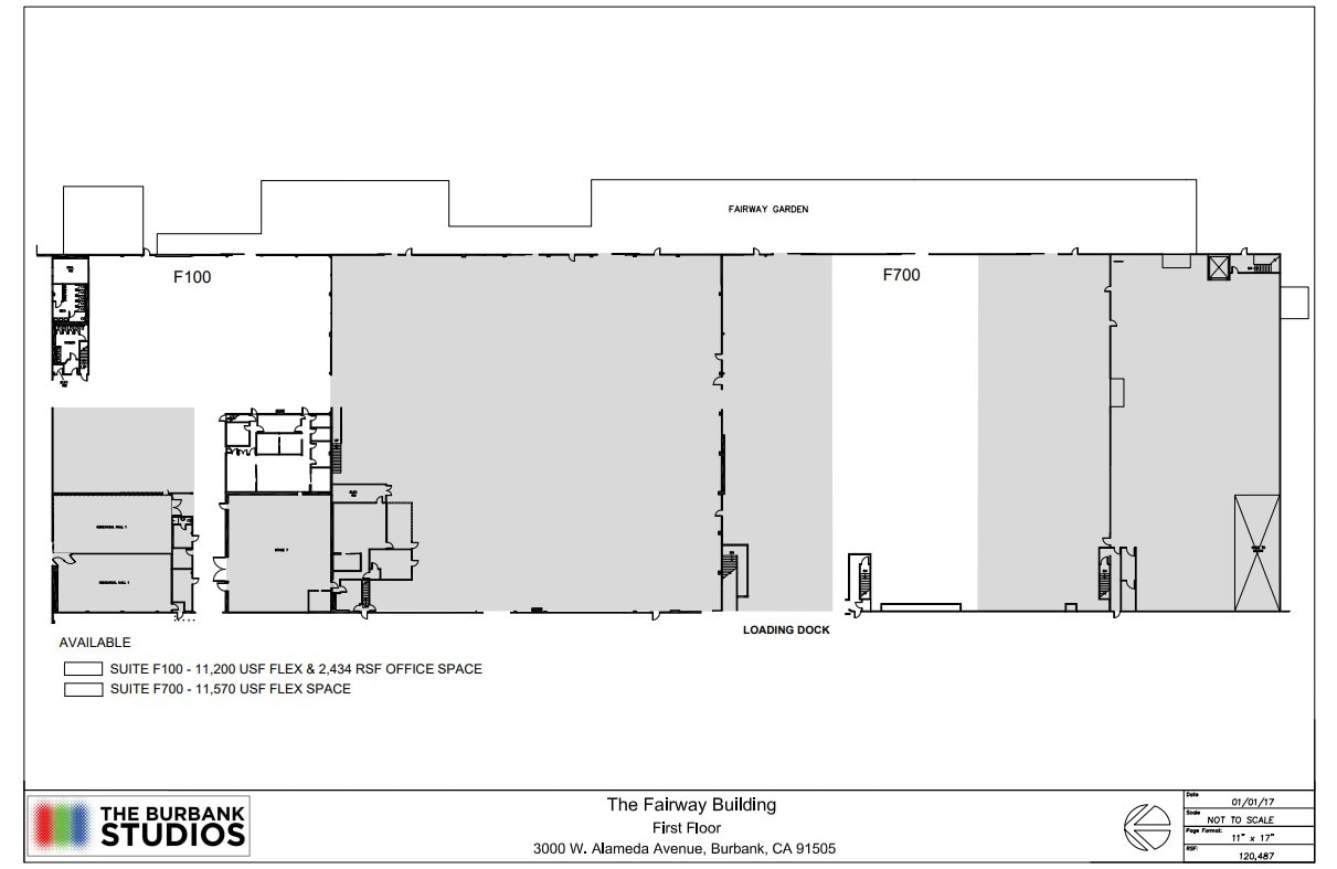 3000 W Alameda Ave, Burbank, CA à louer Plan d’étage– Image 1 sur 1