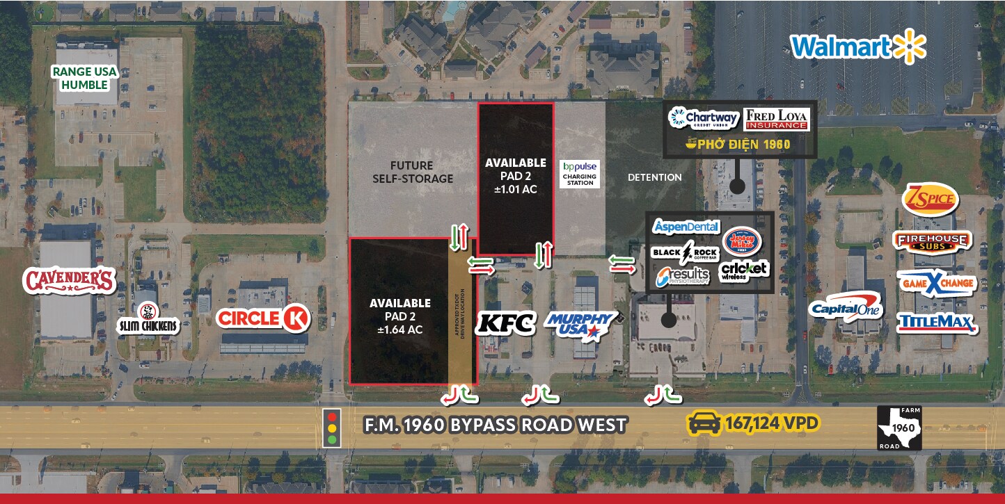 NWQ FM 1960 Bypass Road West and Townsen Blvd, Humble, TX à louer Photo de l’immeuble– Image 1 sur 5