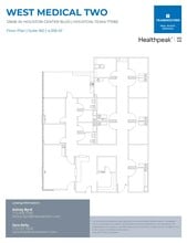 12606 W Houston Center Blvd, Houston, TX à louer Plan d’étage– Image 1 sur 1