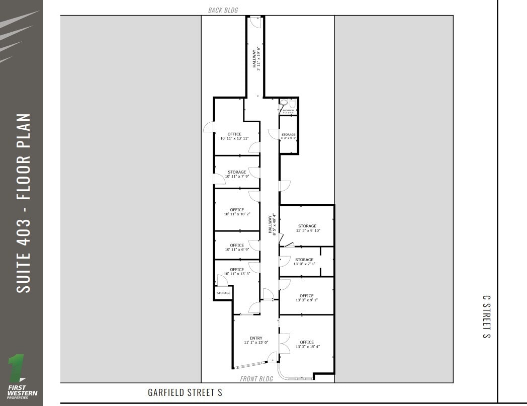 401-417 Garfield St, Tacoma, WA à louer Plan d’étage– Image 1 sur 1