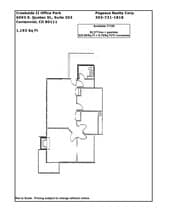6053-6099 S Quebec St, Englewood, CO à louer Plan d’étage– Image 1 sur 1
