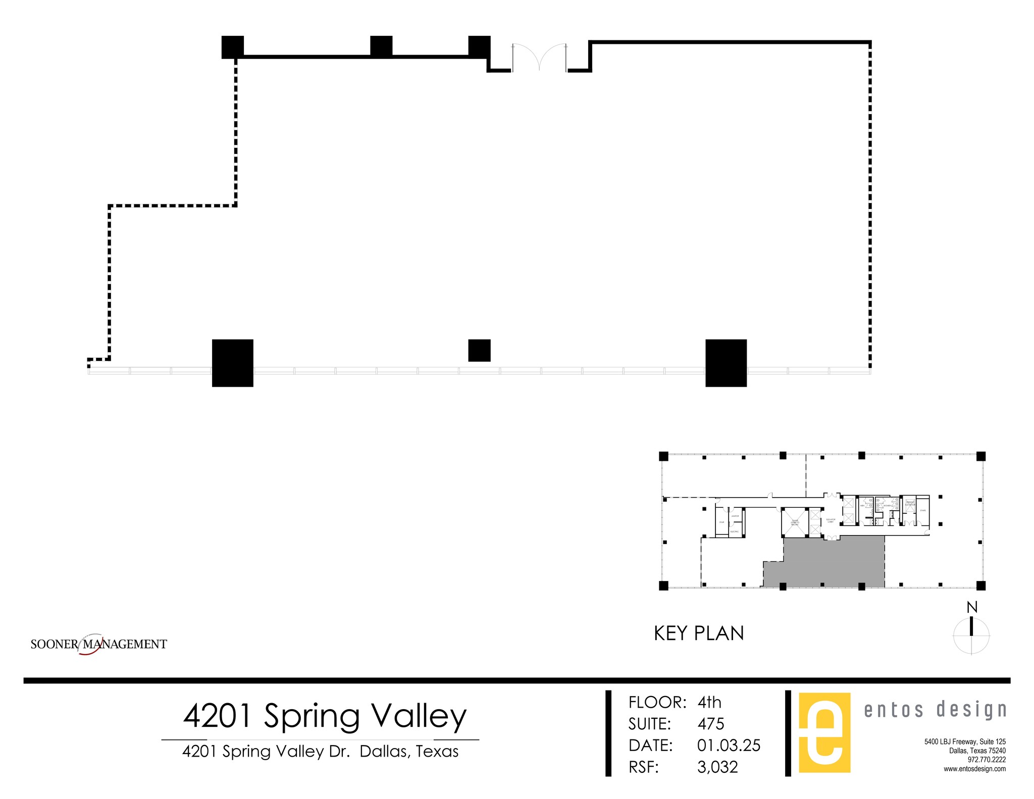 4201 Spring Valley Rd, Dallas, TX à louer Plan de site– Image 1 sur 1