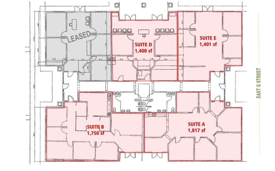 1455 E G St, Oakdale, CA à louer - Plan d’étage – Image 3 sur 6