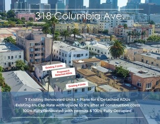Plus de détails pour 316 Columbia Ave, Los Angeles, CA - Logement à vendre