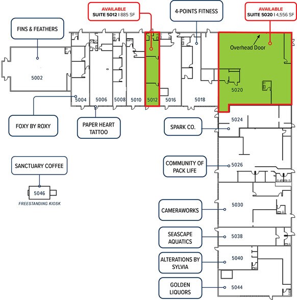 5002 N Academy Blvd, Colorado Springs, CO à louer - Plan de site – Image 2 sur 6
