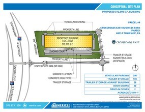 Route 424 and I-81, Hazle Township, PA à louer Plan de site– Image 2 sur 2