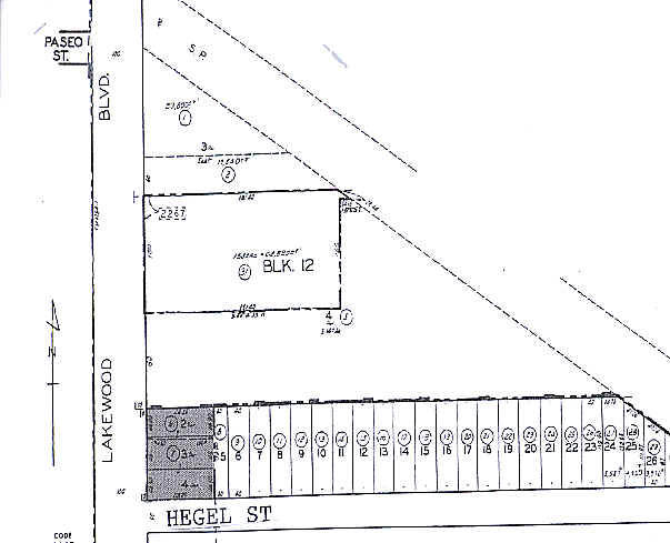 15518-15528 Lakewood Blvd, Bellflower, CA à louer - Plan cadastral – Image 3 sur 3