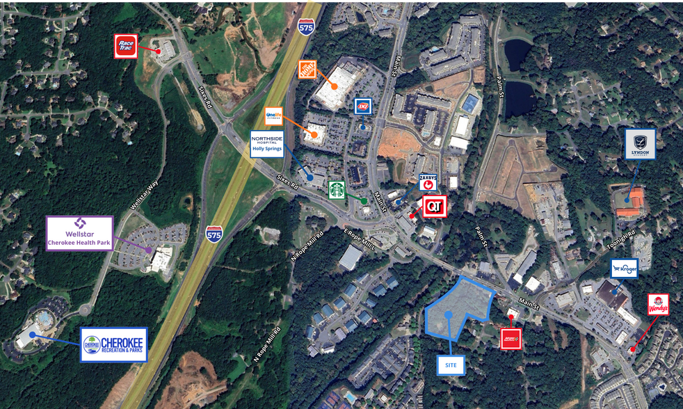 5142 Holly Springs Pky, Woodstock, GA à louer - Photo principale – Image 1 sur 2