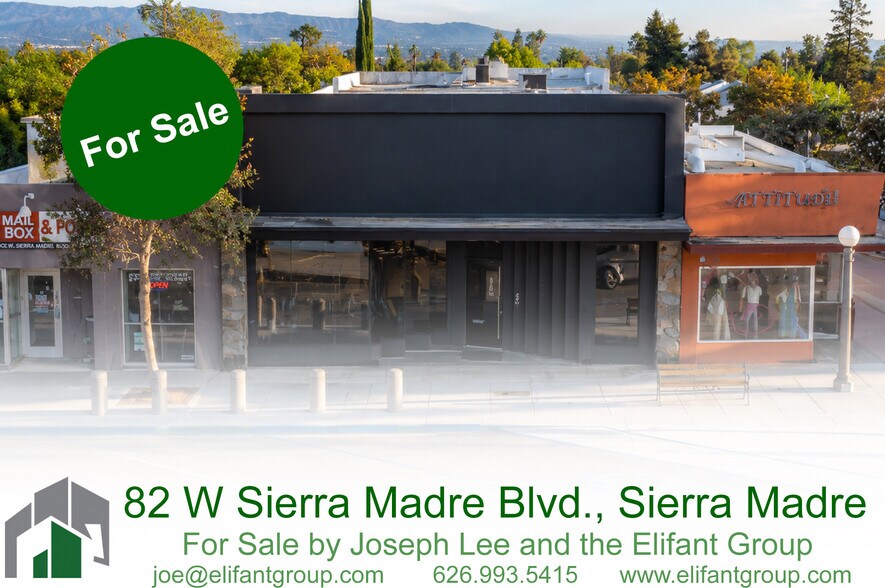 82 W Sierra Madre Blvd, Sierra Madre, CA à vendre - Photo de l’immeuble – Image 1 sur 29