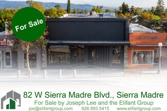 Plus de détails pour 82 W Sierra Madre Blvd, Sierra Madre, CA - Local commercial à vendre