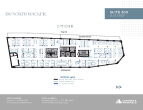 180 N Wacker Dr, Chicago, IL à louer Plan d’étage– Image 2 sur 5