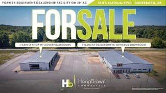 Plus de détails pour 5511 Stadium Blvd, Jonesboro, AR - Industriel/Logistique à vendre