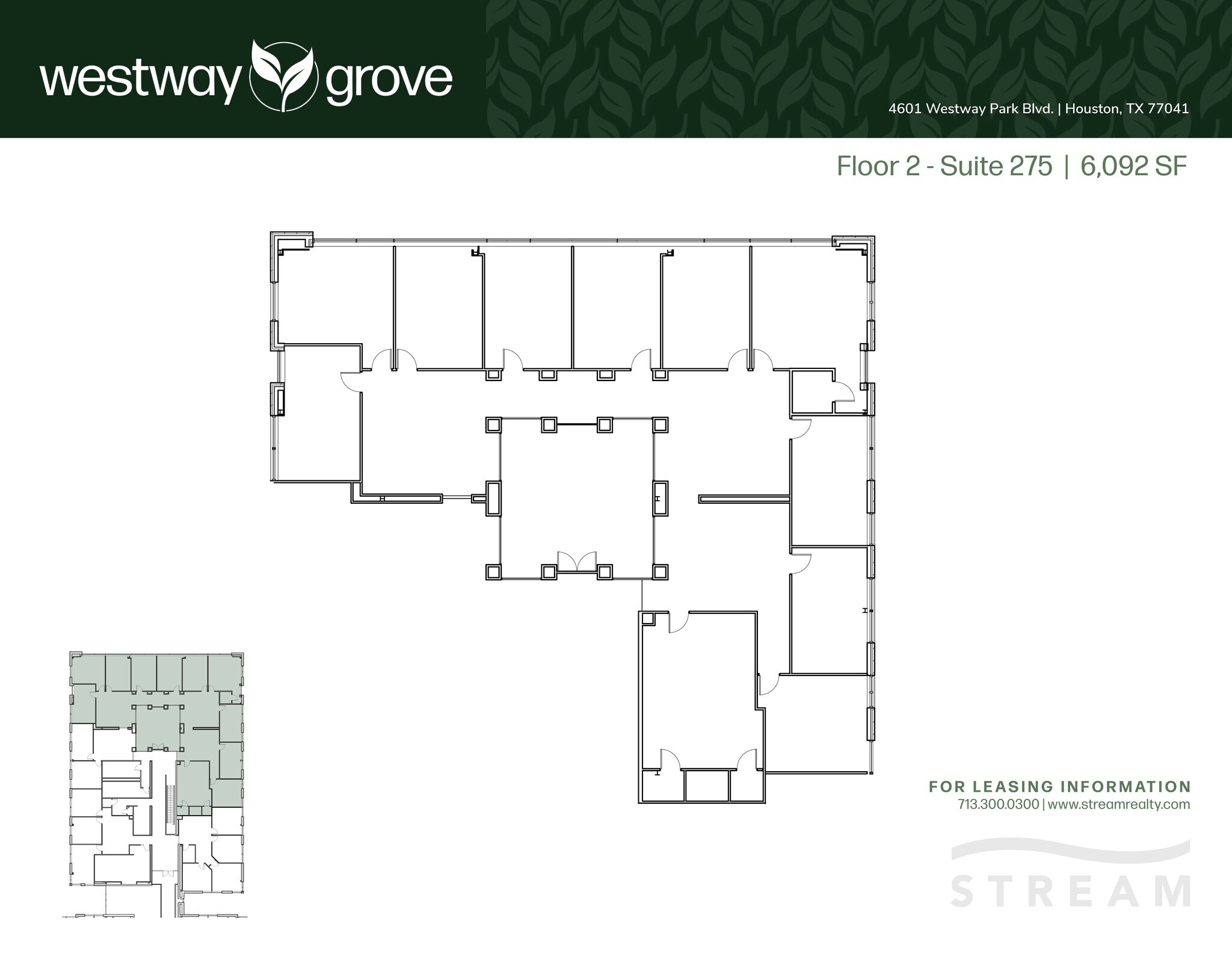 4601 Westway Park Blvd, Houston, TX à louer Plan d’étage– Image 1 sur 1