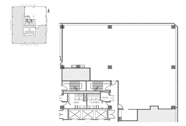 701 West Georgia St, Vancouver, BC à louer Plan d’étage– Image 1 sur 1