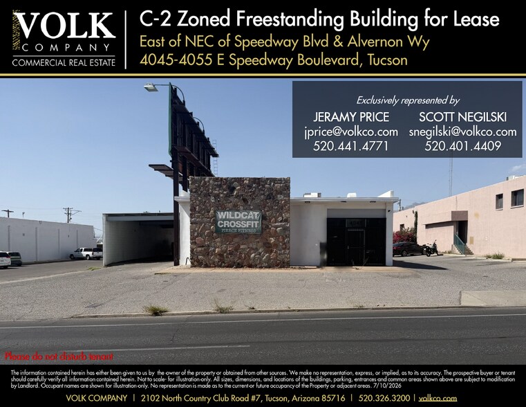 4045 E Speedway Blvd, Tucson, AZ à louer - Photo de l’immeuble – Image 1 sur 5
