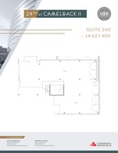 2325 E Camelback Rd, Phoenix, AZ à louer Plan de site– Image 2 sur 2