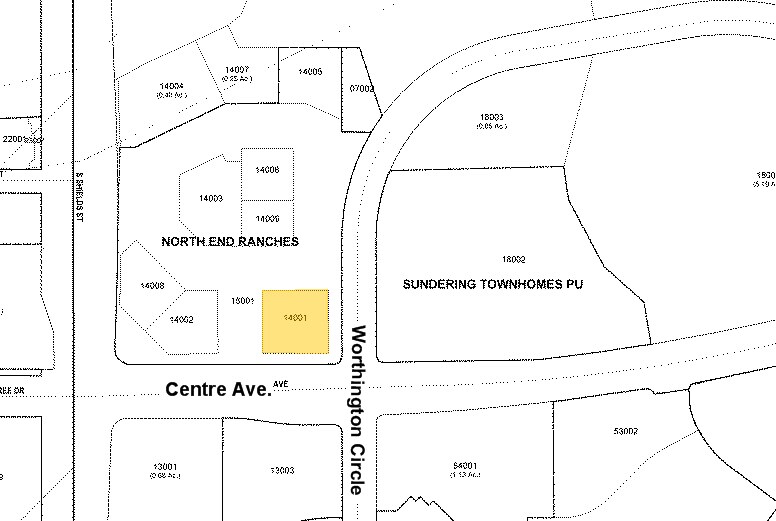 1000 Centre Ave, Fort Collins, CO à vendre - Plan cadastral – Image 2 sur 4