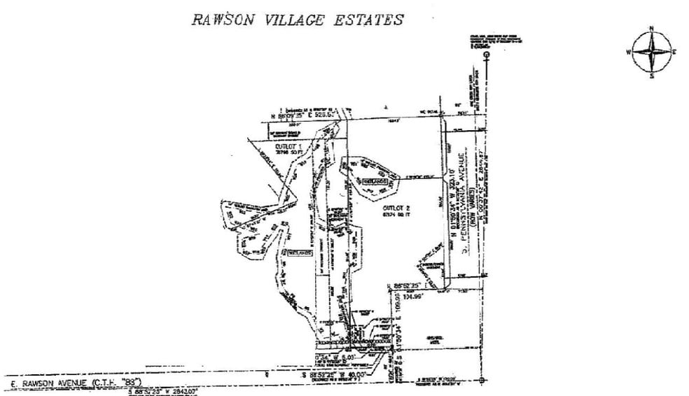 7041 S Pennsylvania Ave, Oak Creek, WI à vendre - Plan cadastral – Image 2 sur 9