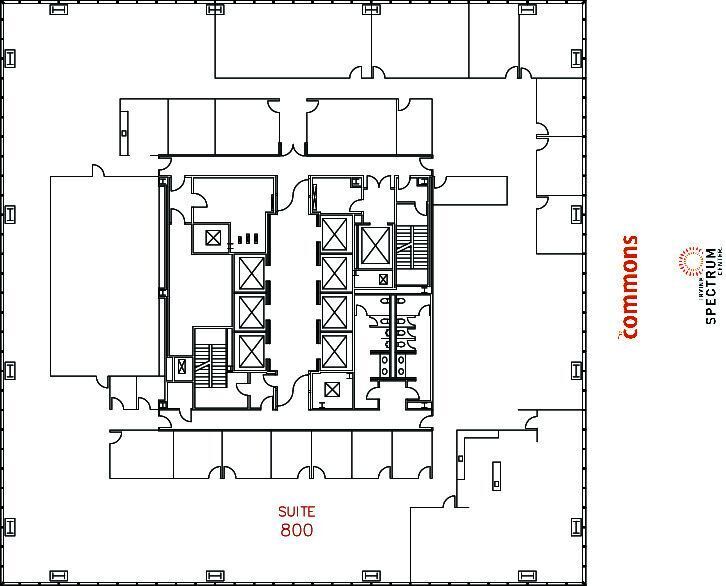 400 Spectrum Center Dr, Irvine, CA à louer Plan d’étage– Image 1 sur 1