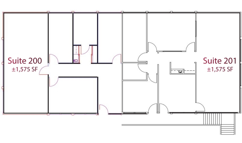 140-144 Mayhew Way, Pleasant Hill, CA à louer Plan d’étage– Image 1 sur 1