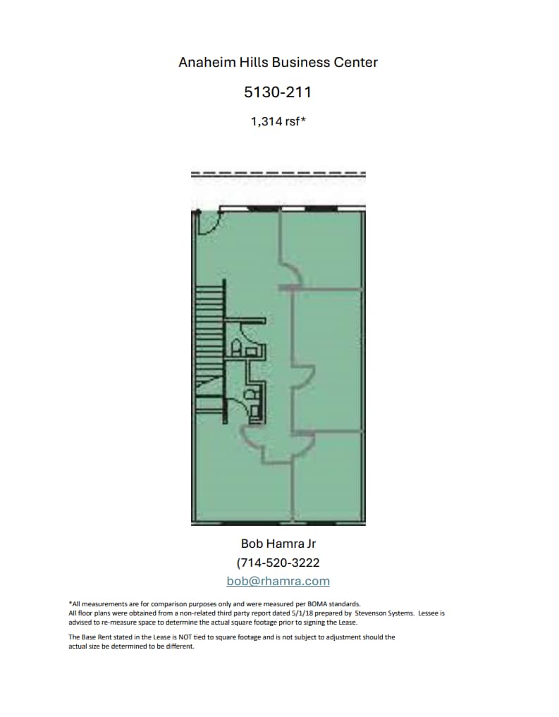 5100 E La Palma Ave, Anaheim, CA à louer Plan d’étage– Image 1 sur 1