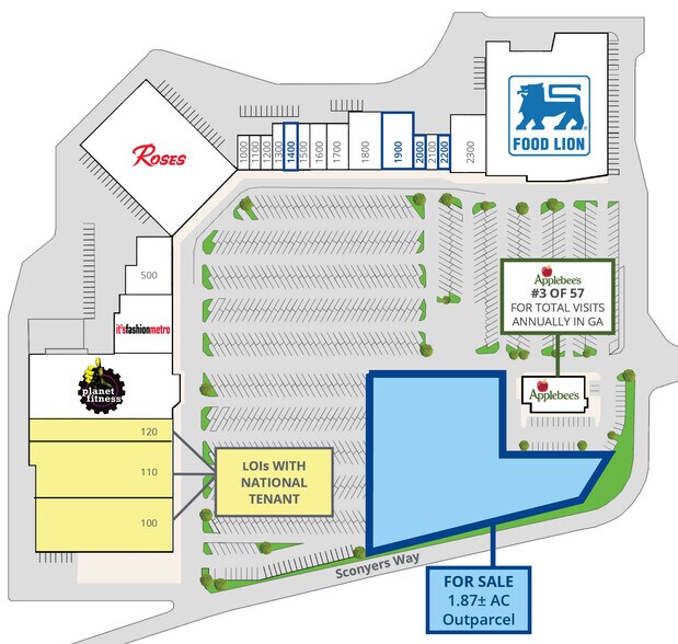 2123 Windsor Spring Road rd, Augusta, GA à vendre - Plan de site – Image 2 sur 3