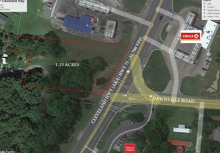 2201 Cleveland Hwy, Dalton, GA à vendre - Aérien – Image 1 sur 1