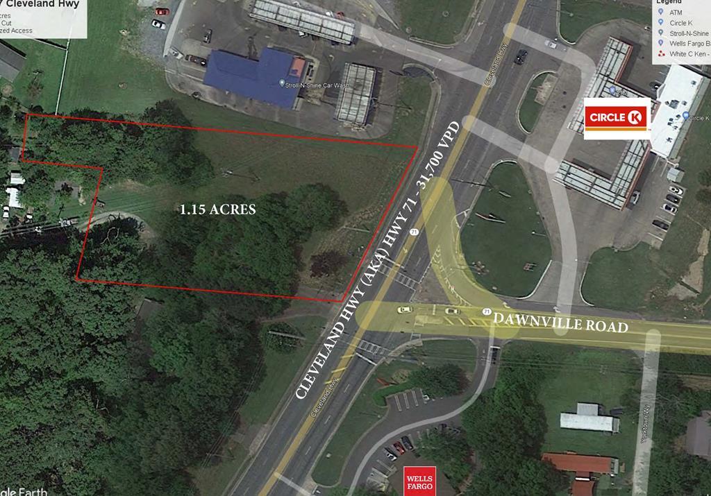 2201 Cleveland Hwy, Dalton, GA à vendre Aérien– Image 1 sur 2
