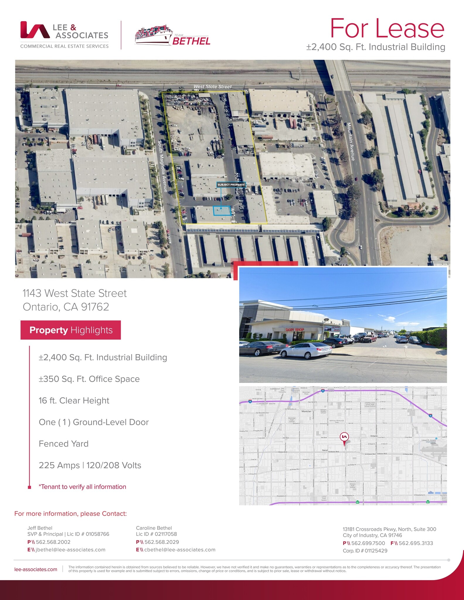 1143 W State St, Ontario, CA à louer Plan de site– Image 1 sur 1