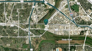 151 Regal Row, Dallas, TX - Vue aérienne vue de carte